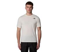 The North Face Herren T-Shirt Foundation Mountains Faces 100% Polyester White Dune M