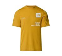 The North Face NF0A8BQX0XI M Mountain Foundation Coordinates Tee T-Shirt Herren Turmeric Größe L