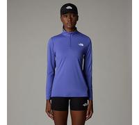 The North Face NF0A8BRQ6IF W Flex 1/4 Zip Tee Slim T-Shirt Damen Indigo Plum Größe M