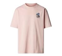 The North Face NF0A8C4DLK6 U SS Mountain CLEANUP Oversized Tee T-Shirt Herren PINK Moss Größe M