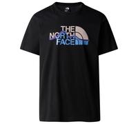 The North Face - Mountain Line Tnf Black - T-Shirt - Schwarz - L - 100% Baumwolle,Jersey Schwarz L