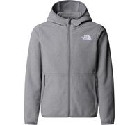 The North Face Teens' Glacier Full Zip Hoodie TNF Mid Grey Heather M
