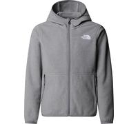 The North Face Teens' Glacier Full Zip Hoodie TNF Mid Grey Heather M