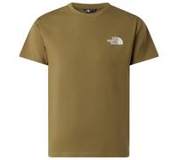 The North Face - Teen's S/S Simple Dome Tee - T-Shirt, Gr. 146-152 L, oliv/braun (Cedar)