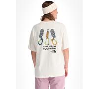 The North Face U Explore Gear Relaxed S/S Tee Unisex T-Shirt - (Größe: S, Weiß)