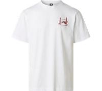 The North Face T-Shirt Camping Relaxed Graphic Kurzarm Weiß Gr. L