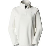 The North Face Glacier Fleece mit 1/4-langem RV Pullover Damen White Dune L