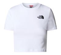 The North Face - Women's Crop S/S Tee - T-Shirt, Gr. XL, weiß (TNFWhite)