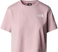 The North Face Women's Cropped Simple Dome T-Shirt Metal Pink XL