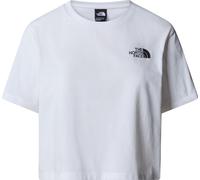 The North Face Women's Cropped Simple Dome T-Shirt TNF White L