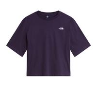 T-Shirt THE NORTH FACE "W TNF ESSENTIAL SIMPLE DOME BOXY RLX SS TEE", Damen, Gr. XS, lila (endless dusk), Jersey, Obermaterial: 100% Baumwolle, normal, Rundhals, Shirts T-Shirt (31252742-XS) endless d