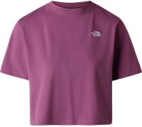 The North Face Evolution Simple Dome Crop RLX SS T-Shirt Damen Chroma Purple XS