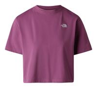 The North Face Damen Evolution Simple Dome Crop T-Shirt (Größe L, lila)