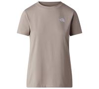 The North Face - Women's Evolution Simple Dome Short Sleeve - T-Shirt, Gr. L, grau/braun (StoneSlab)