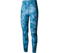 The North Face Women's Flex High Rise 7/8 Printed Tights Mallard Blue Micro Halfdome Print S