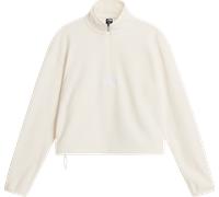 The North Face Women's Glacier Novelty Logo 1/4 Zip Fleece White Dune XS