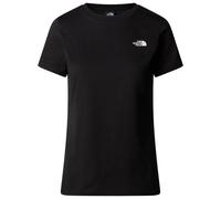 The North Face NF0A87NHJK3 W S/S Simple Dome Slim Tee T-Shirt Damen TNF Black Größe S