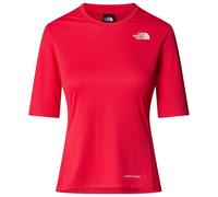 The North Face - Wander-T-Shirt - W Shadow SS Hibiscus für Damen - Größe XS - Rot Rot XS