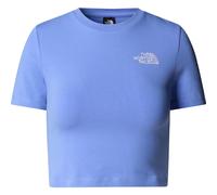The North Face Womens Short Sleeve Essential Cropped Slim Tee virtual blue (0YI) S