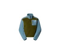 The North Face Womens Yumiori 1/4 Zip forest olive-shallow bl (59P) L