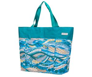 The Ocean Oversized paisley bag The ultimate shopping bag heavy duty - ocean Blau