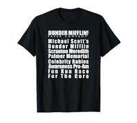 The Office Michael Scott Fun Run with Dunder Logo T-Shirt