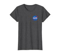 The Official NASA Insignia T-Shirt T-Shirt, Damen, Anthrazit Meliert, 3XL