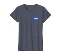 The Official NASA Insignia T-Shirt T-Shirt, Damen, Blau Meliert, M