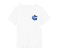 The Official NASA Insignia T-Shirt T-Shirt, Damen Große Größen, Weiß, 2X