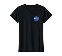 The Official NASA Insignia T-Shirt T-Shirt, Damen, Schwarz, XS