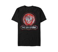 The Offspring - Distressed Skull - T-Shirt - Schwarz - S - 100% Baumwolle Schwarz S