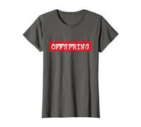 The Offspring Official Red Box Logo T-Shirt, Damen, Anthrazit, XS