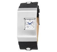 The One Binary Damen-Armbanduhr Double Screen Analog Leder AN02M02