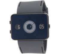 The One Herrendigital-Analoguhr Turning Disc IP202-3GY grau/grau