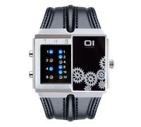 THE ONE Uhr Herren Binär-Armbanduhr Slider Watch SD126B1
