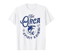 The Orca Is My Spirit Animal Vintage Orca Lover Wal Orca T-Shirt