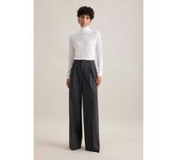 THE PANTS Bundfaltenhose aus Flanell Grau 38 (60.850546-0038-38)