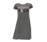 The Peanuts Snoopy | Minnie Maus Schlafanzug Damen Frauen Pyjama Set Kurzarm Nachthemd Oberteil Hose Freizeitanzug Pjs S M L XL XXL (DE/NL/SE/PL, Alphanumerisch, M, Regular, Regular, dGrau-Nachthemd)