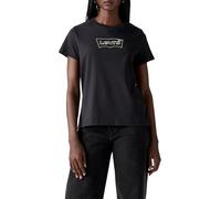 Levi's T-Shirt The Perfect Tee Batwing Iridescent Rhine Damen Schwarz Größe S