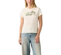 Levi's® Regular Fit T-Shirt mit Logo-Print in Ecru, Größe M