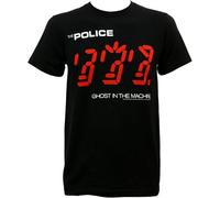 The Police Ghost in The Machine Mens T-Shirt Black Size XL