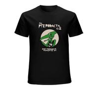 The Pterodactyl Club Charlotte Nc Alt Dance Club Mens Black T-Shirt Graphic Tee Printed Unisex Shirt XL