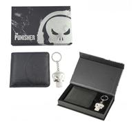 Geschenkset Marvel - The Punisher (Geldbörse, Schlüsselanhänger)