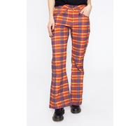 The Ragged Priest - Red Check Flares Multi - Hose - Rot - W26 - 100% Baumwolle Rot W26