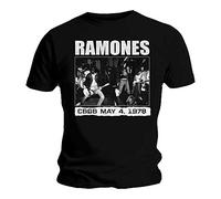 The Ramones Herren T-Shirt Schwarz Schwarz Gr. L, Schwarz