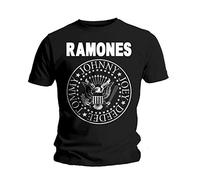 The Ramones Seal Logo Rock Punk Heavy Metal offiziell Männer T-Shirt Herren (X-Large)