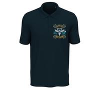 The Road Isn't Long When You Have The Right Company Herren Poloshirt Baumwolle Marina Blau, Marineblau, XXL