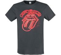 The Rolling Stones Amplified Collection - Neon Light Männer T-Shirt Charcoal M