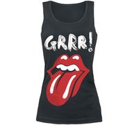 The Rolling Stones Grrr! Top schwarz in S