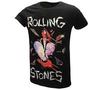 The Rolling Stones Hackney Diamonds T-Shirt mit großem Aufdruck S Schwarz